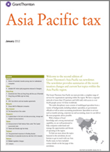 Asia Pacific tax